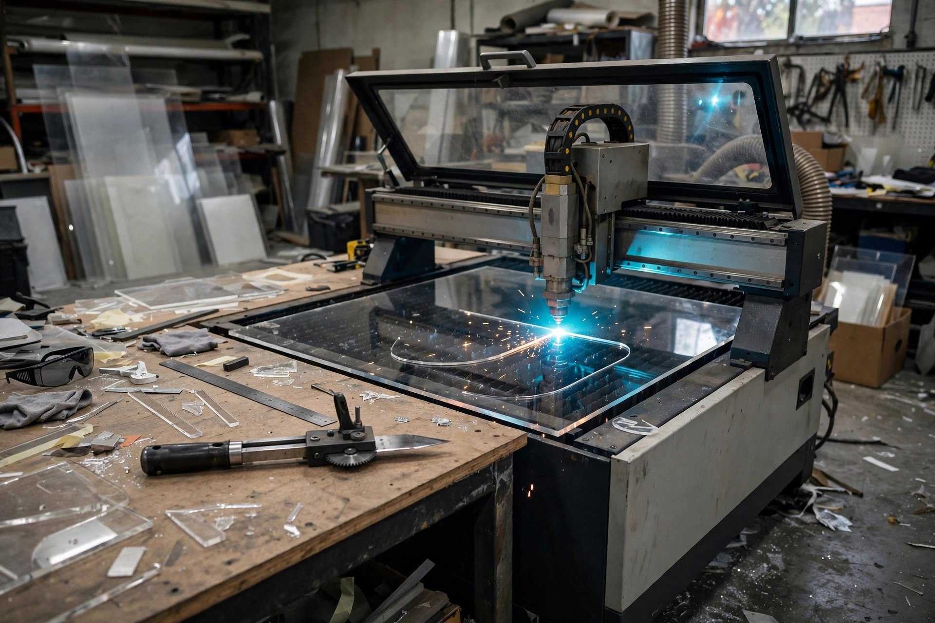 Cắt mica thủ công hay cắt laser: nên chọn cách nào cho sản phẩm của bạn?