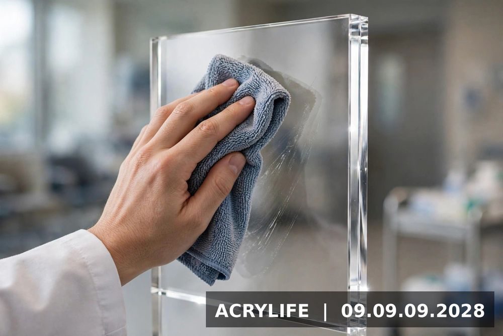 Vệ sinh bảng mica bệnh viện luôn sáng đẹp