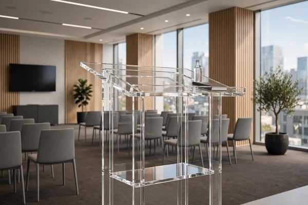 Bục phát biểu mica Acrylife