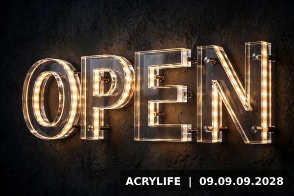 Chữ mica đèn LED Acrylife