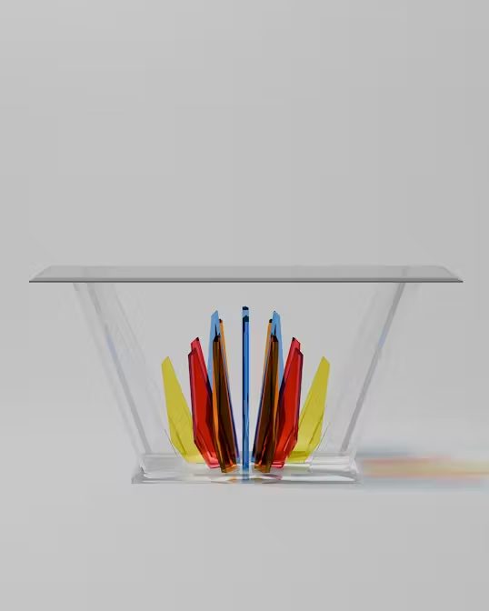 Bàn Console Mica Acrylife – Starburst Console Table ảnh 2