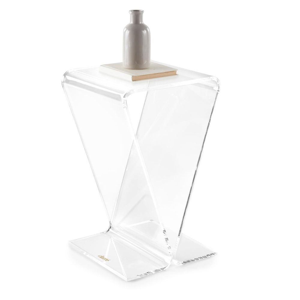 Bàn Hình Chữ V Bằng Mica Acrylife  – Clarte Acrylic V-Shaped Table ảnh 2