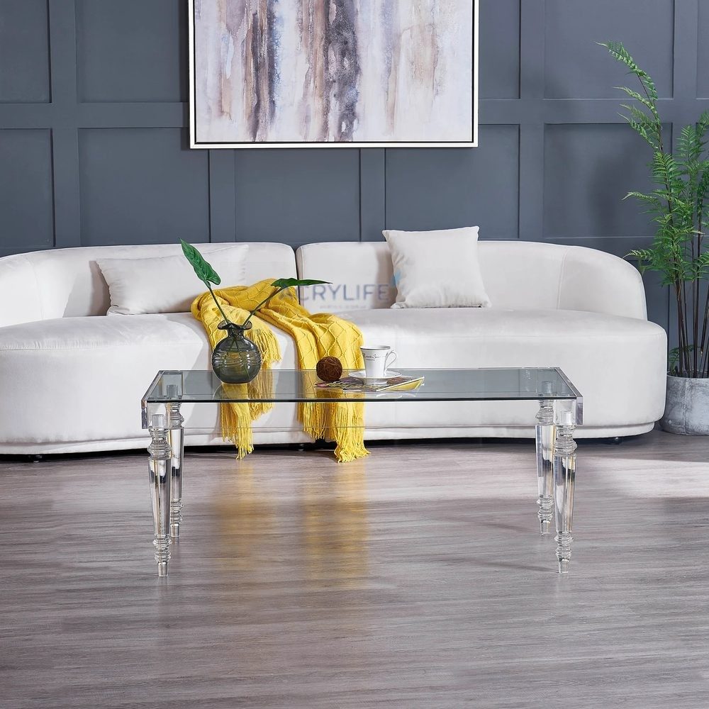 Bàn Mica Acrylife - Ganley Acrylic Coffee Table ảnh 2
