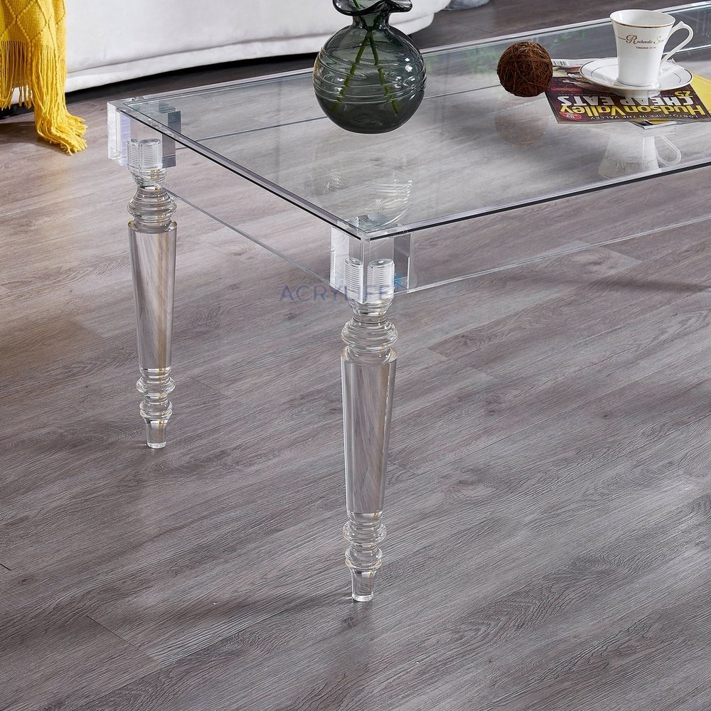 Bàn Mica Acrylife - Ganley Acrylic Coffee Table ảnh 3