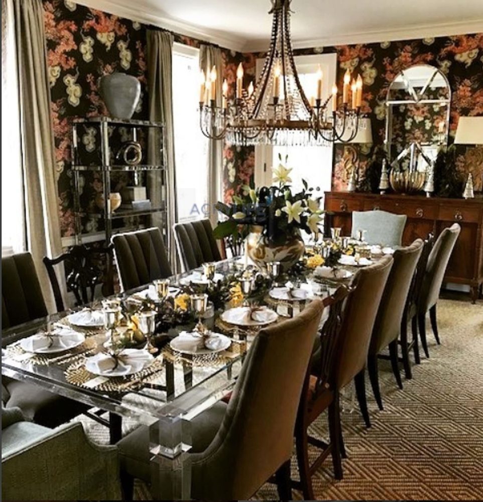 Bàn Mica Acrylife - King George Dining Table ảnh 2