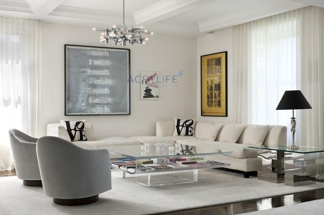 Bàn Mica Acrylife - Lotus Coffee Table