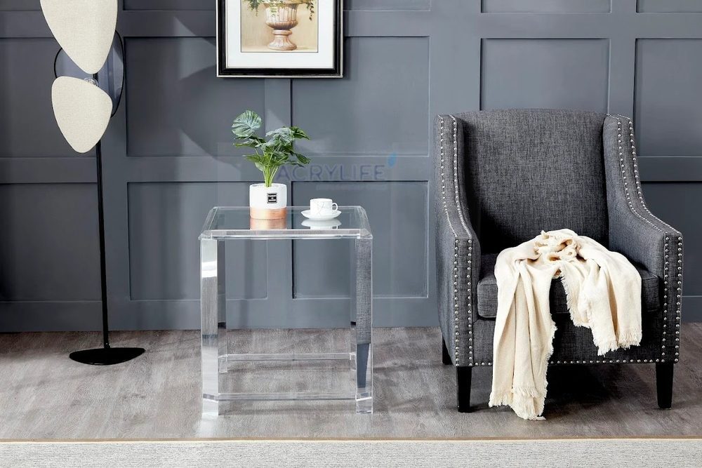 Bàn Mica Acrylife - Morrigan Acrylic Side Table ảnh 2