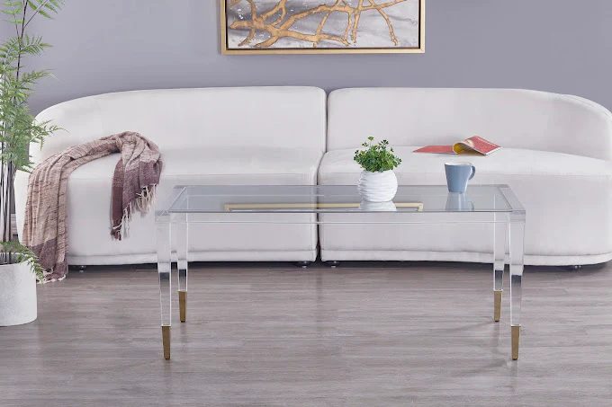 Bàn Mica Acrylife - Simple Acrylic Coffee Table ảnh 2