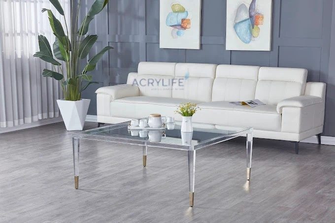 Bàn Mica Acrylife - Simple Acrylic Coffee Table ảnh 2