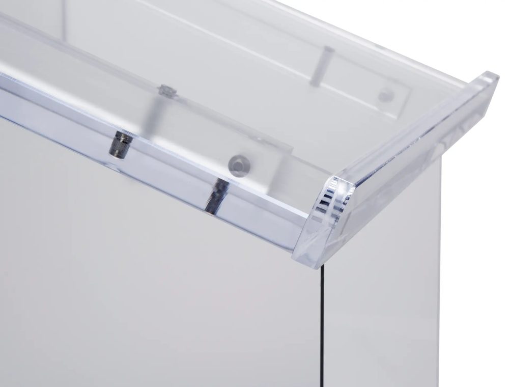 Bục phát biểu mica Acrylife mờ có kệ bên trong ảnh 3