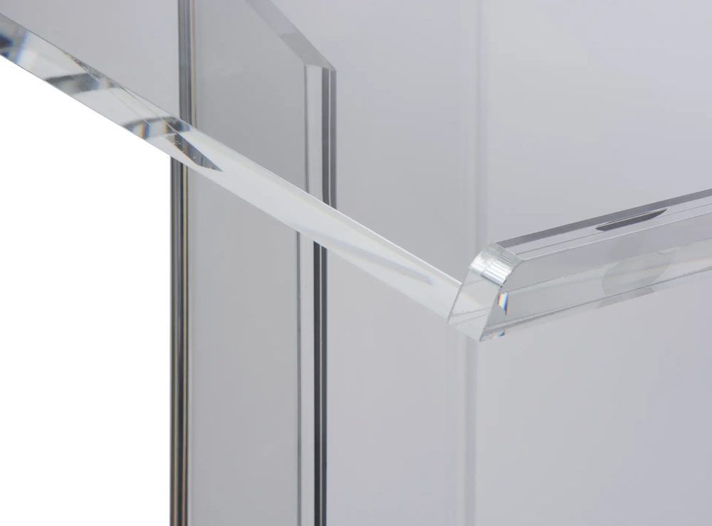 Bục phát biểu mica Acrylife đặt sàn trong suốt ảnh 3