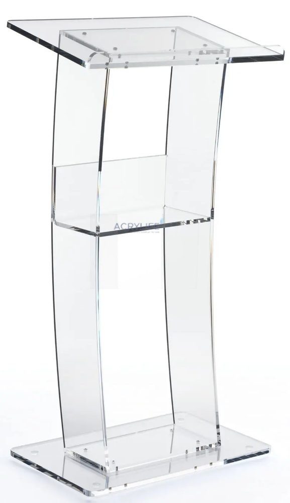 Bục phát biểu mica Acrylife đặt sàn ảnh 2