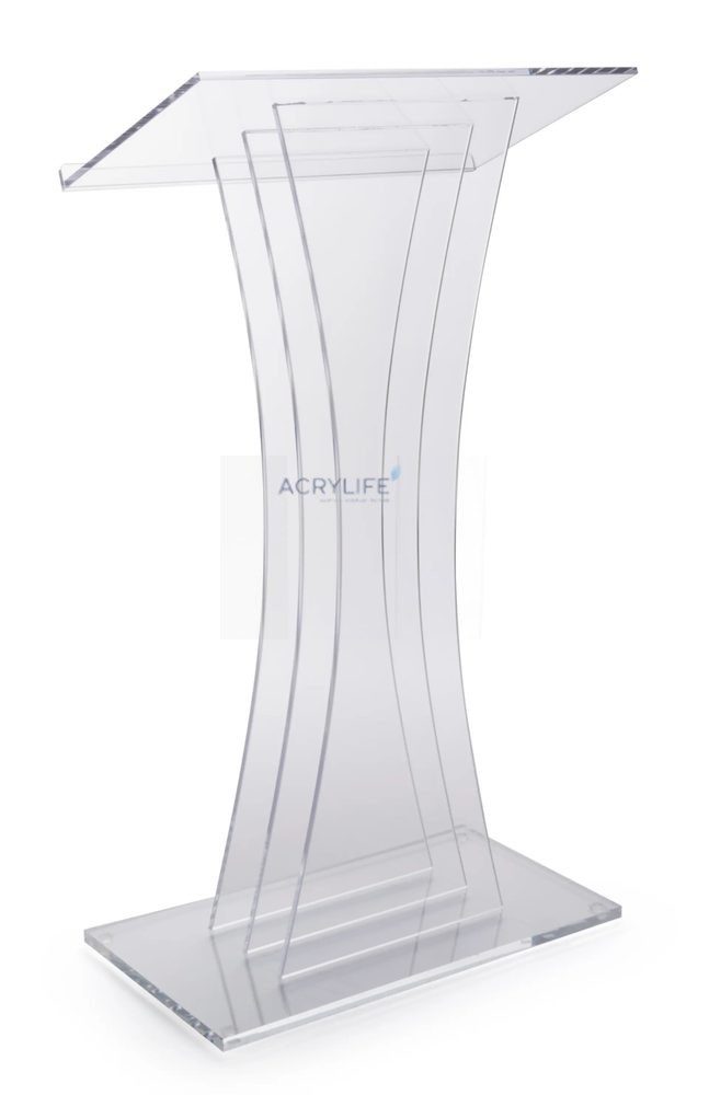 Bục phát biểu mica Acrylife dày 1,2 cm