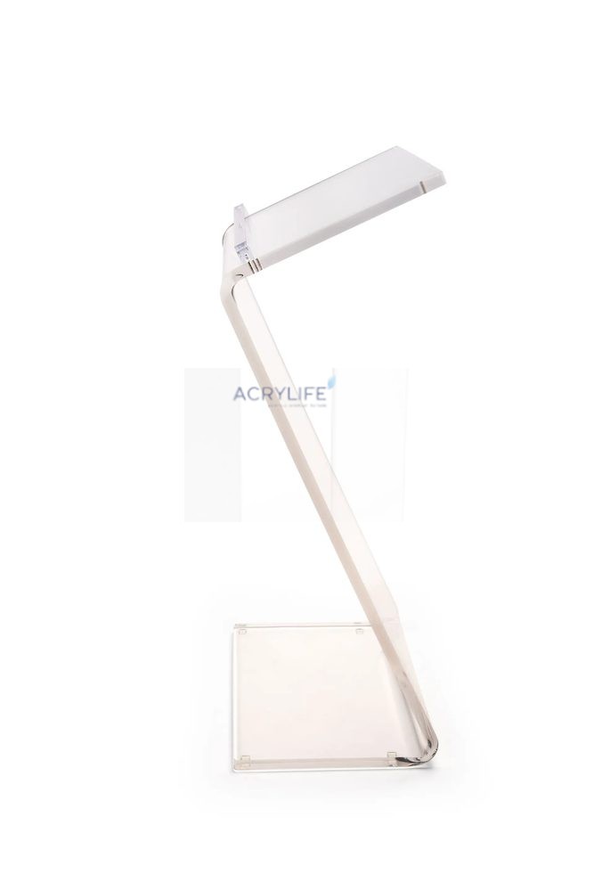 Bục phát biểu mica Acrylife dáng chữ Z – có gờ chặn, phù hợp cho tài liệu và laptop ảnh 2
