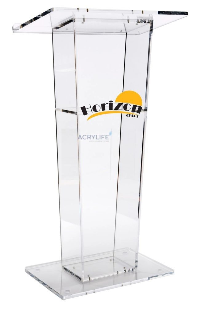 Bục phát biểu mica Acrylife trong suốt – in logo theo yêu cầu
