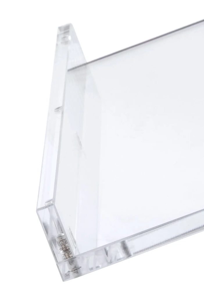 Bục phát biểu mica Acrylife để bàn trong suốt, in logo vinyl tùy chỉnh ảnh 3