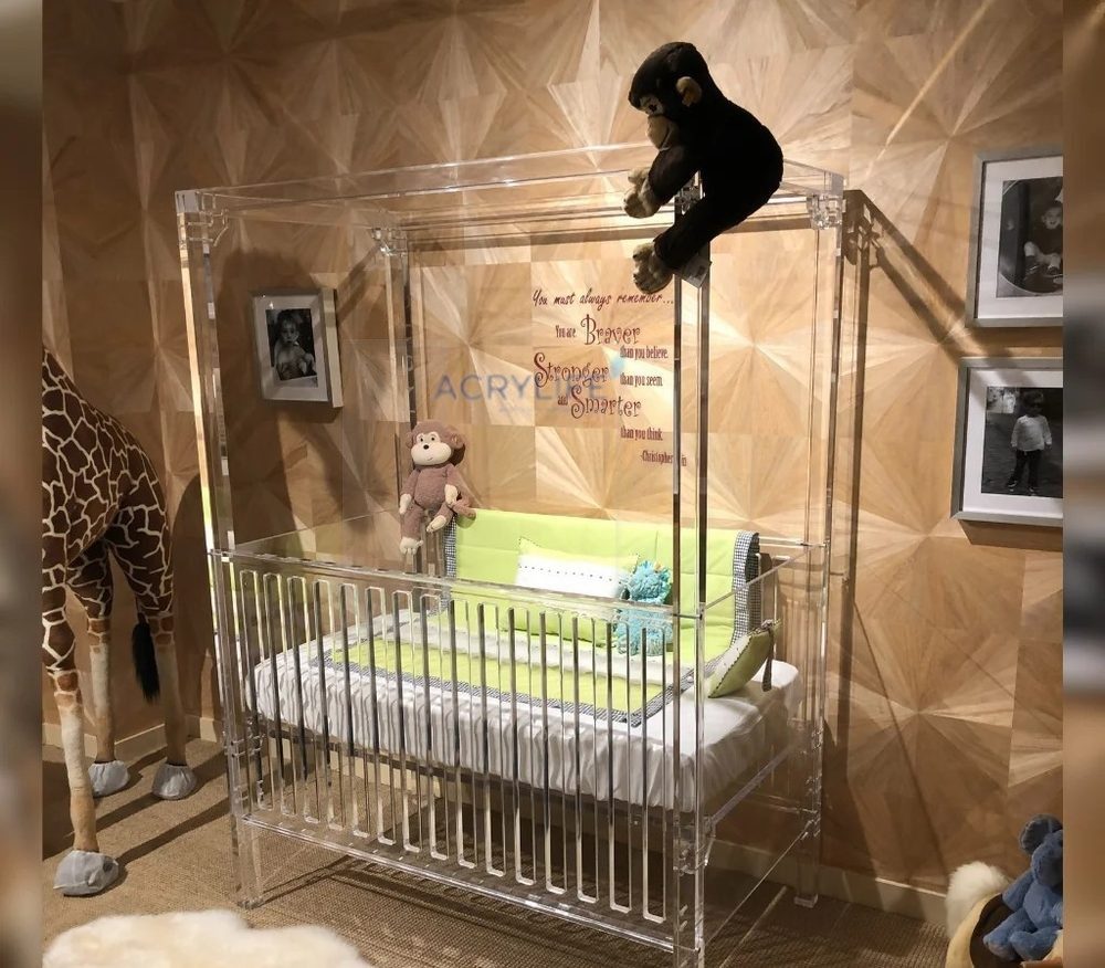 Cũi Mica Acrylife - Sweet Dreams Crib with Canopy ảnh 3
