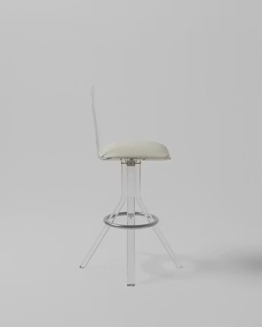 Ghế Bar Mica Acrylife – Mushroom Barstool ảnh 3