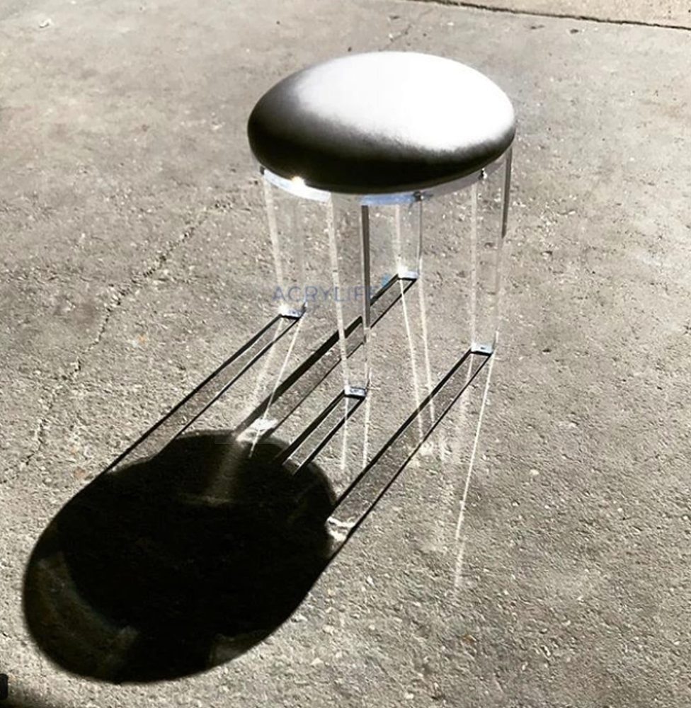 Ghế Đôn Mica Acrylife - Chelsea Round Bar Stool ảnh 2