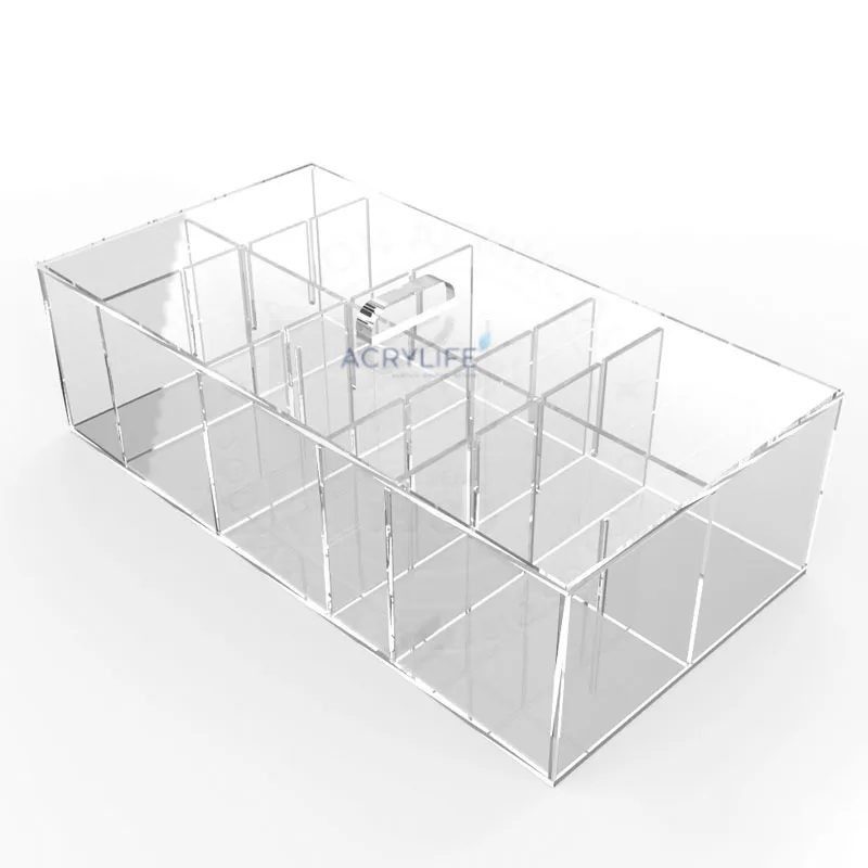 Hộp Chia Ngăn Điều Chỉnh Bằng Mica Acrylife – 17×33×9 cm