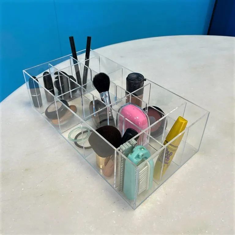 Hộp Chia Ngăn Điều Chỉnh Bằng Mica Acrylife – 25×12×7 cm ảnh 2