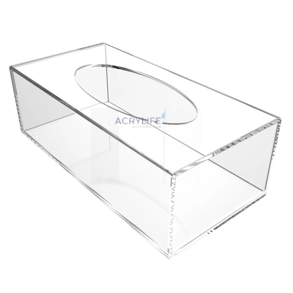 Hộp Đựng Giấy Lau Bằng Mica Acrylife – 25×12×8 cm ảnh 2