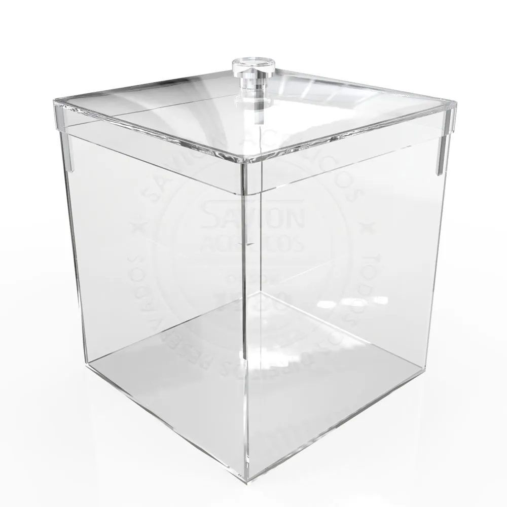 Hộp Mica Acrylife Có Nắp – 20×20×22 cm (7 L) ảnh 3