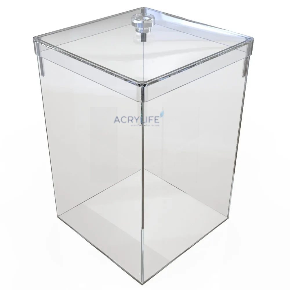 Hộp Mica Acrylife Có Nắp – 24×24×31 cm (15 L) ảnh 3