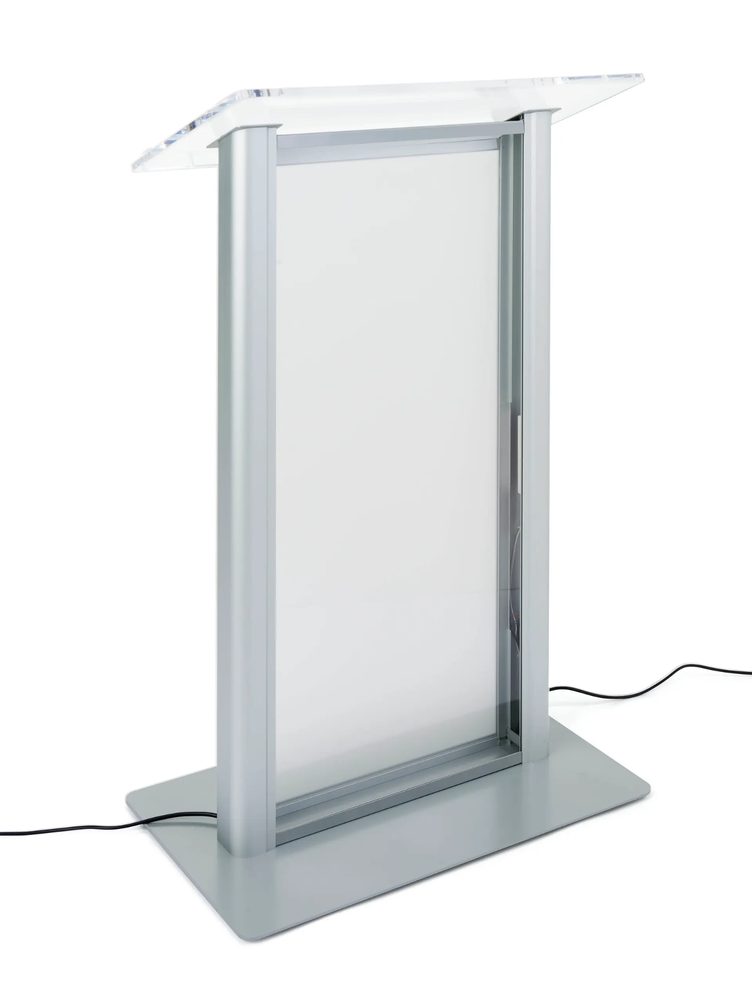 Bục phát biểu mica Acrylife mờ – tích hợp đèn LED, ảnh 3