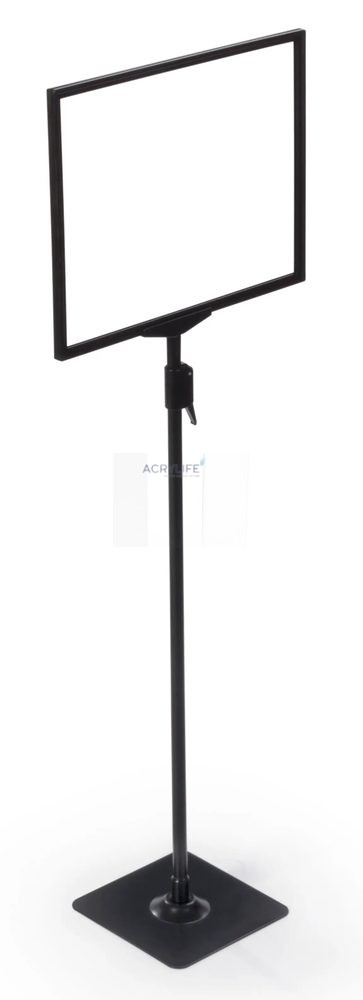 Kệ Menu Để Bàn/Đứng Sàn – T-Style – Top Insert – Điều Chỉnh Chiều Cao – Màu Đen ảnh 3