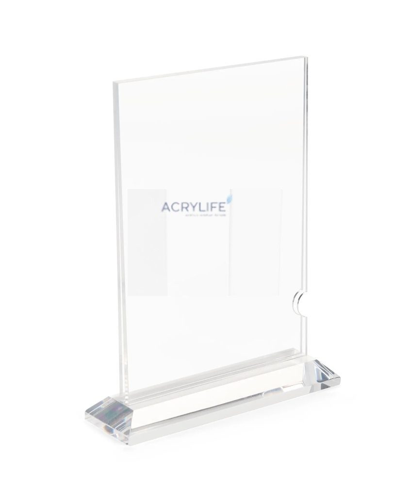 Kệ Menu Mica Acrylife Để Bàn – 13 × 18 cm – Hai Mặt – Top Insert ảnh 2