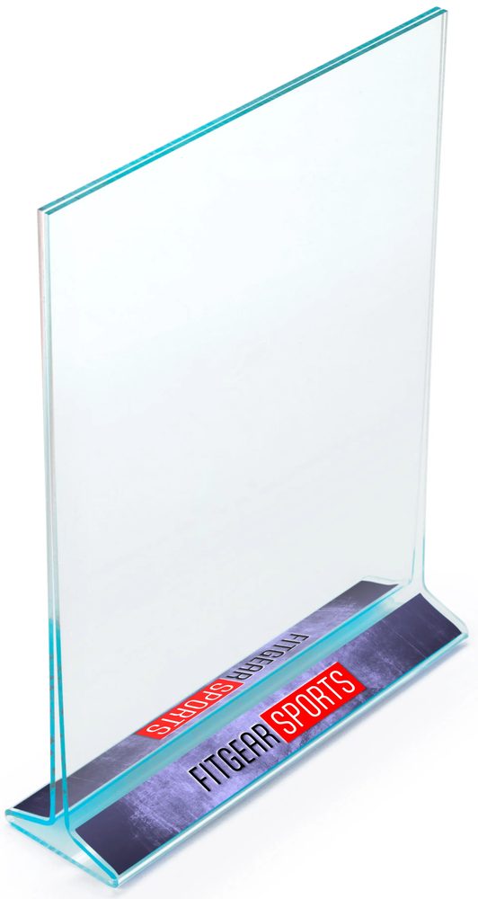 Kệ Menu Mica Acrylife Để Bàn – 22 × 28 cm – Thiết Kế T-Style – In UV Tùy Chỉnh – Hai Mặt ảnh 2