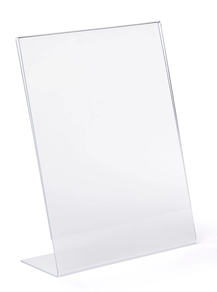 Kệ Menu Mica Acrylife Để Bàn – 28 × 43 cm – Lưng Nghiêng – Side Insert – Chống Lóa ảnh 2