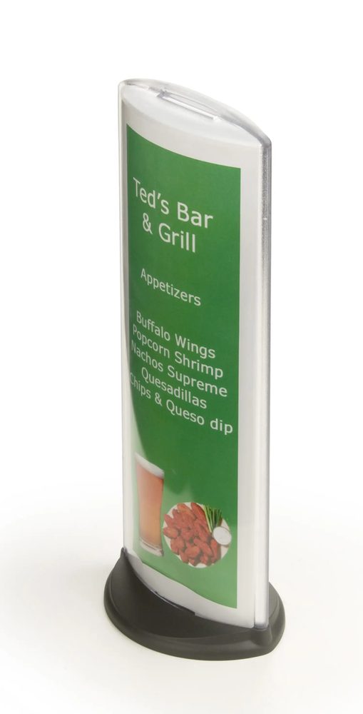 Kệ Menu Mica Acrylife Để Bàn hoặc Treo Tường – 22 × 28 cm – Hai Mặt – Thiết Kế Tháp Convex ảnh 2