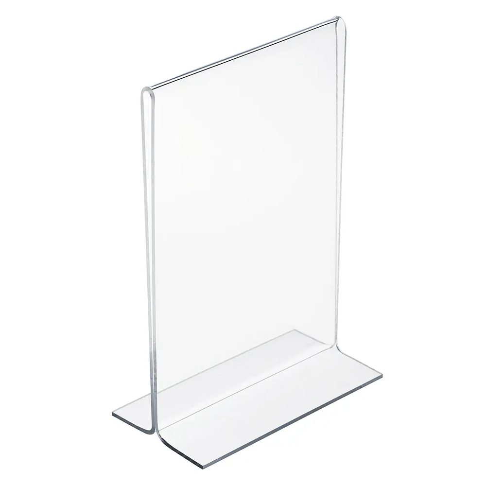 Kệ Menu Mica Acrylife Để Bàn – T-Style – Bottom Insert – In Logo UV Tùy Chỉnh – Viền Mờ ảnh 2