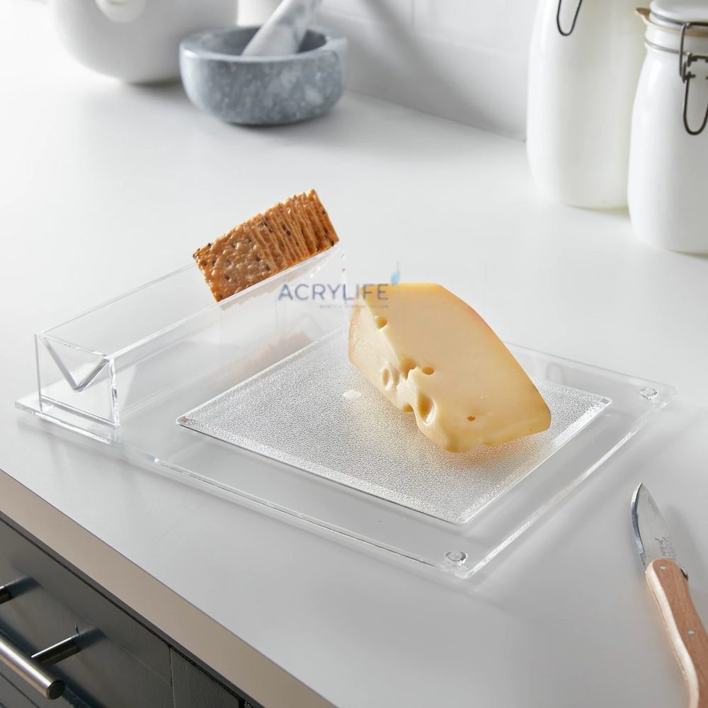 Khay đựng bánh quy và phô mai Mica Acrylife - Cracker & Cheese Tray NB16