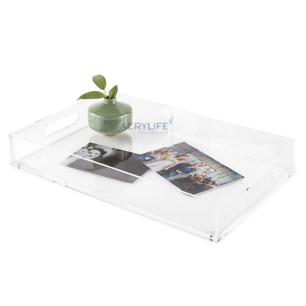 Khay Mica Acrylife hình chữ nhật lồng ảnh - Photo Insert Serving Tray NB17 ảnh 3