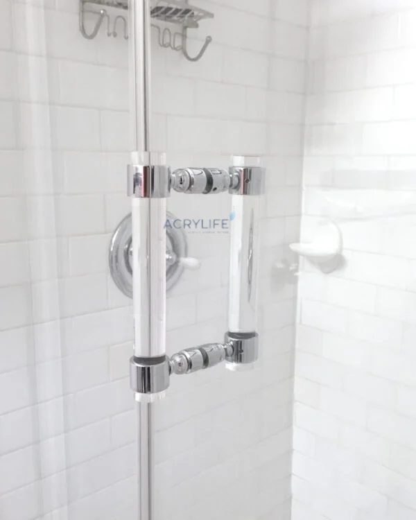Phụ Kiện Nội Thất Mica Acrylife Tay Nắm Cửa Phòng Tắm Lucite - PKLH12 ảnh 3