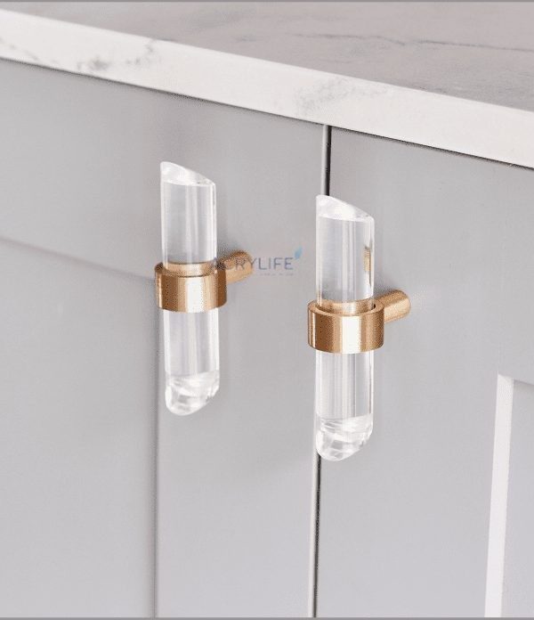 Phụ Kiện Nội Thất Mica Acrylife - Tay Nắm Lucite Góc Cạnh - PKLH13 ảnh 2