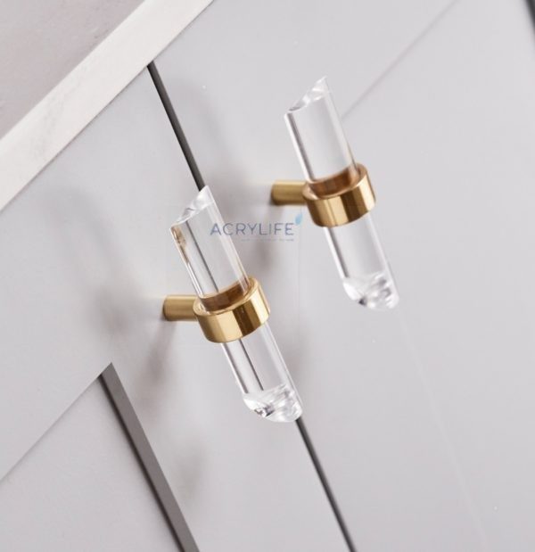 Phụ Kiện Nội Thất Mica Acrylife - Tay Nắm Lucite Góc Cạnh - PKLH13 ảnh 3
