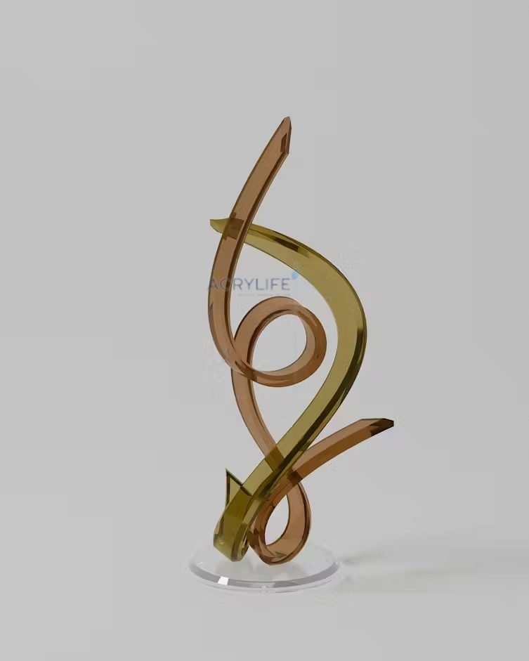 Tác Phẩm Nghệ Thuật Mica Acrylife – Double Loop Object