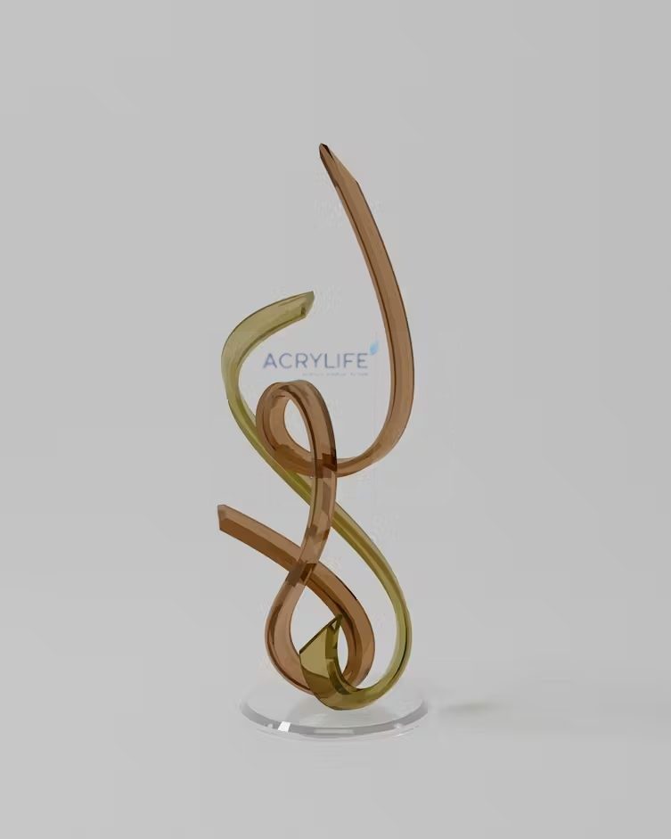 Tác Phẩm Nghệ Thuật Mica Acrylife – Double Loop Object ảnh 3
