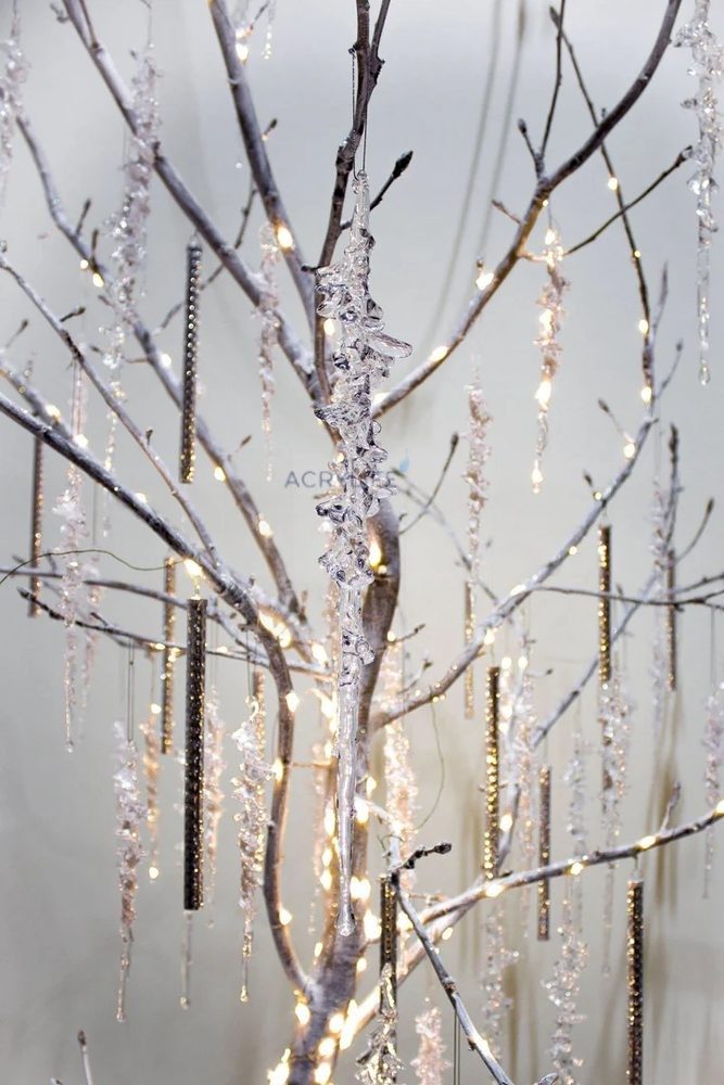 Tác Phẩm Nghệ Thuật Mica Acrylife – Snow-Dusted Icicles ảnh 2