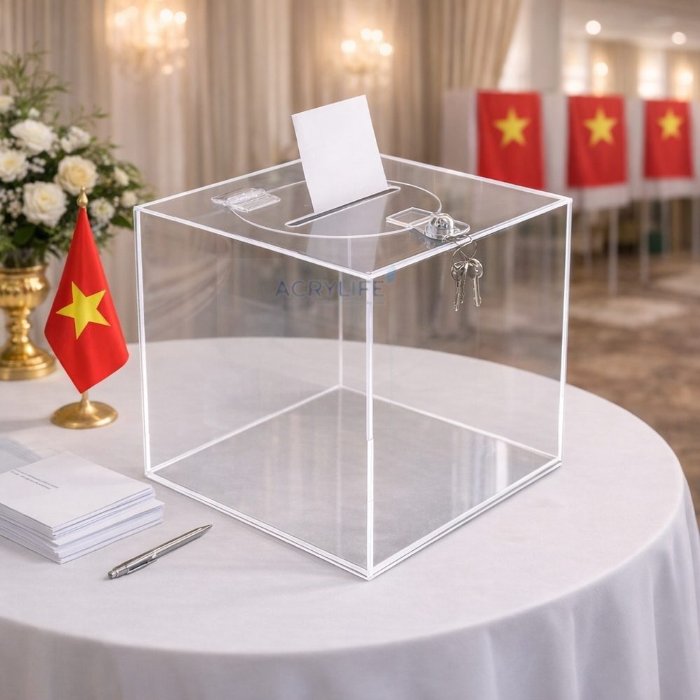 Thùng Phiếu Mica Giải pháp thu hút và chuyên nghiệp cho mọi sự kiện